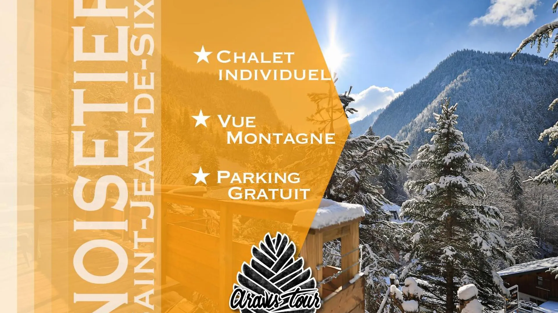 Le Noisetier - Mini Chalet 2 Pers - 2Min La Clusaz - Aravistour Saint-Jean-de-Sixt